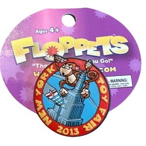 FlopPets New York Toy Fair‎ 2013 Monkey Charm Accessory For Shoes Backpacks